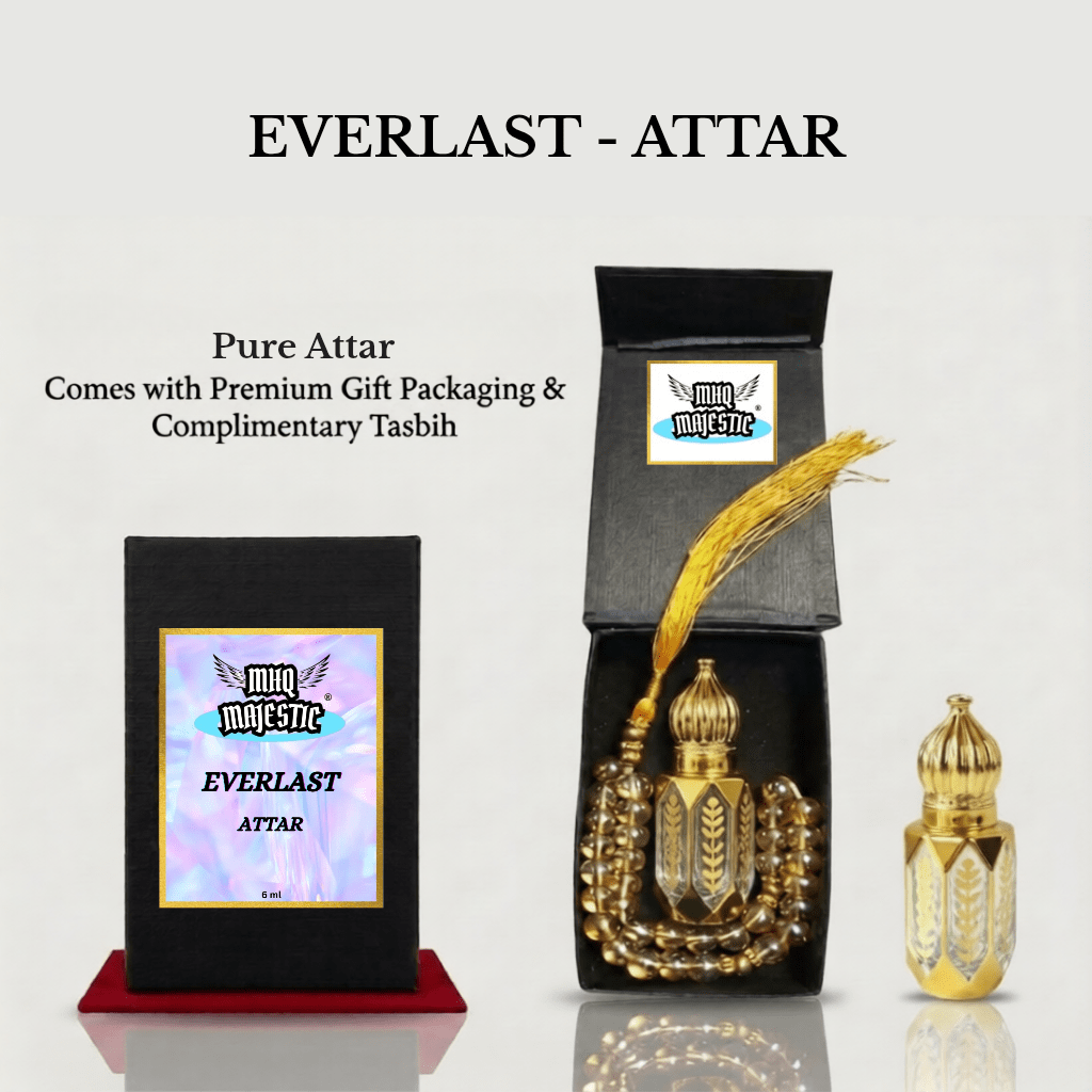 Everlast 6ml Attar bottle by MHQ Majestic in premium luxury packaging.